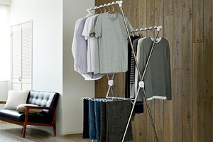 ユニオンマンスリーのレンタルオプション室内物干しセット